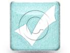 Checkmark Teal Color Pen PPT PowerPoint Image Picture