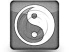 YinYang Sketch Dark PPT PowerPoint Image Picture