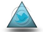 Twitter Square Tri PPT PowerPoint Image Picture