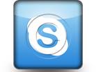 skype Square 1 PPT PowerPoint Image Picture