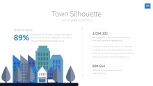 PowerPoint Infographic - InfoGraphic 135 Blue