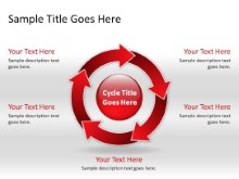 Download arrowcycle a 5red PowerPoint Slide and other software plugins for Microsoft PowerPoint