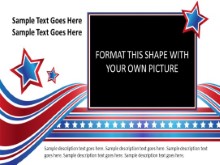 Widescreen Patriotic Picture Placeholder 2 PPT PowerPoint presentation slide layout