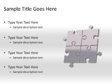 Download puzzle 4b gray PowerPoint Slide and other software plugins for Microsoft PowerPoint