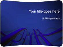 Download cable waves blue PowerPoint Template and other software plugins for Microsoft PowerPoint
