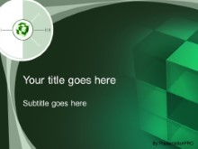 Download cubie green PowerPoint Template and other software plugins for Microsoft PowerPoint