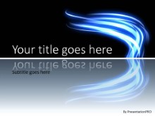 Light Stroke Blue PPT PowerPoint Template Background