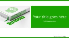 PowerPoint Templates - Book Strategy Widescreen