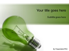 PowerPoint Templates - Idea Brainstorm Green