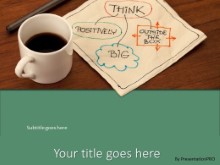 PowerPoint Templates - Thoughts Over Coffee Green