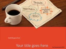 PowerPoint Templates - Thoughts Over Coffee Red