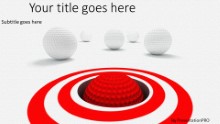 PowerPoint Templates - Putting Target Widescreen
