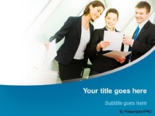 Download happy business discussion PowerPoint Template and other software plugins for Microsoft PowerPoint