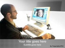 Download video conference gray PowerPoint Template and other software plugins for Microsoft PowerPoint