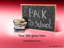 PowerPoint Templates - Back 2 School 2 Red