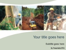 Download deforestation PowerPoint Template and other software plugins for Microsoft PowerPoint