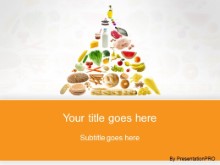 Download food pyramid orange PowerPoint Template and other software plugins for Microsoft PowerPoint
