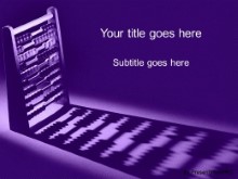 PowerPoint Templates - Add It Up Purple