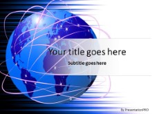 Global Communications PPT PowerPoint Template Background