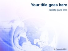 Download blu globe PowerPoint Template and other software plugins for Microsoft PowerPoint