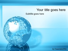Download blue wire globe PowerPoint Template and other software plugins for Microsoft PowerPoint