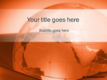 Download corporate globe orange PowerPoint Template and other software plugins for Microsoft PowerPoint