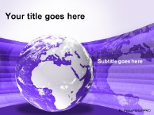 Download europe africa globe purple PowerPoint Template and other software plugins for Microsoft PowerPoint