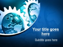 Download gears and globes PowerPoint Template and other software plugins for Microsoft PowerPoint