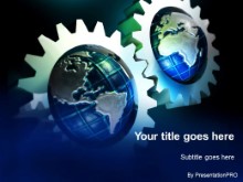 Download gears globular PowerPoint Template and other software plugins for Microsoft PowerPoint