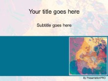 Download rainbow map blue PowerPoint Template and other software plugins for Microsoft PowerPoint