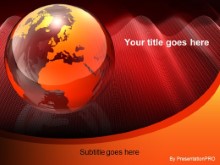 Download red globe meshy PowerPoint Template and other software plugins for Microsoft PowerPoint