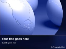 Download three blue globes PowerPoint Template and other software plugins for Microsoft PowerPoint