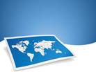 World Map 2 PPT PowerPoint Template Background