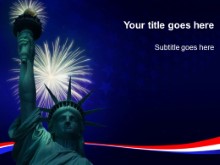 Download liberty fireworks PowerPoint Template and other software plugins for Microsoft PowerPoint