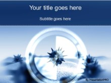Download microbe zoom blue PowerPoint Template and other software plugins for Microsoft PowerPoint