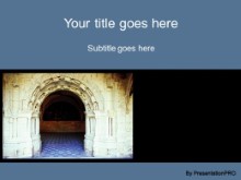 Download cathedral arches PowerPoint Template and other software plugins for Microsoft PowerPoint