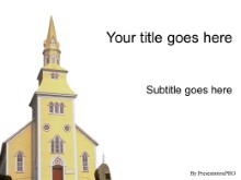 Download yellow church PowerPoint Template and other software plugins for Microsoft PowerPoint