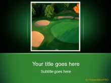 Download golf landscape PowerPoint Template and other software plugins for Microsoft PowerPoint
