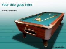 Download pool table PowerPoint Template and other software plugins for Microsoft PowerPoint