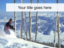 Download ski PowerPoint Template and other software plugins for Microsoft PowerPoint
