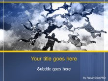 Download sky diving PowerPoint Template and other software plugins for Microsoft PowerPoint