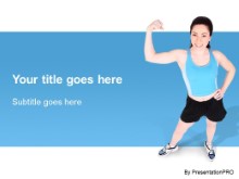Download workout girl02 PowerPoint Template and other software plugins for Microsoft PowerPoint