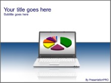 Download pie chart laptop PowerPoint Template and other software plugins for Microsoft PowerPoint