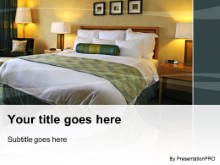Download luxurious hotel room PowerPoint Template and other software plugins for Microsoft PowerPoint