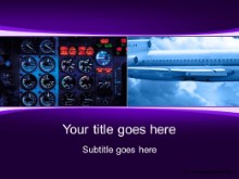 Download cockpit purple PowerPoint Template and other software plugins for Microsoft PowerPoint