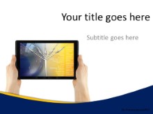 Mobile Flight Plan PPT PowerPoint Template Background
