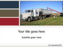 Download truckin grain PowerPoint Template and other software plugins for Microsoft PowerPoint