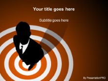Download bullseye orange PowerPoint Template and other software plugins for Microsoft PowerPoint
