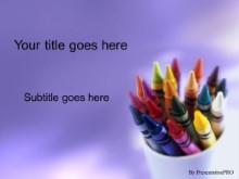 PowerPoint Templates - Crayons
