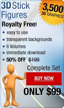 PresentationPro.com 3D stickfigures Learn More